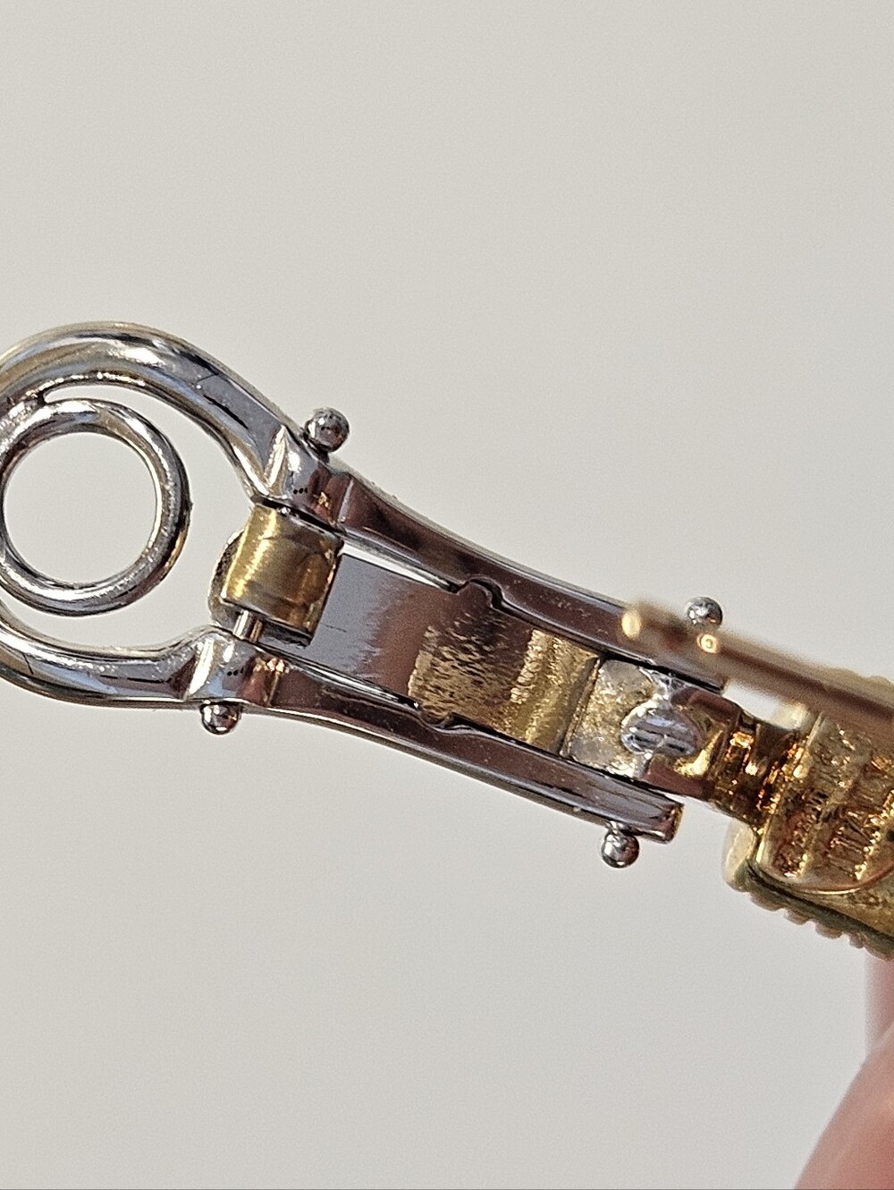 Roberto Coin Appassionata Textured Half Hoop Earrings in 18k Yellow Gold Ruby - Picture 12 of 12